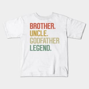 Brother Uncle Godfather Legend, God Father proposal Kids T-Shirt